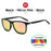 VIVIBEE Luxury Square Polarized Sunglasses Men Driving Blue Mirror Lens Classic Unisex Sun Glasses 2026 Trends Women Shades