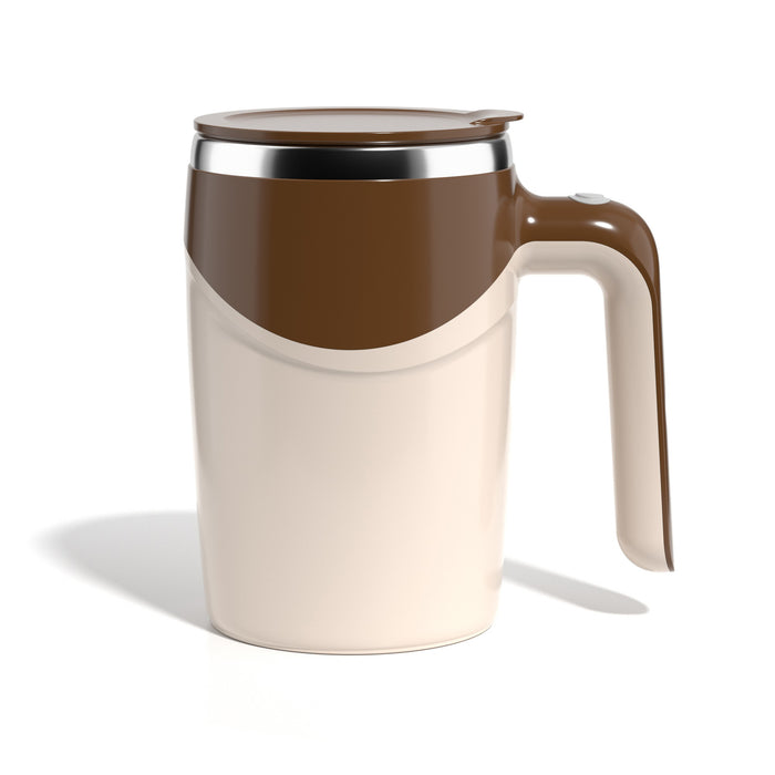 Tasse à café magnétique rotative rechargeable avec agitateur automatique, idéale pour préparer des milkshakes faciles et rapides.