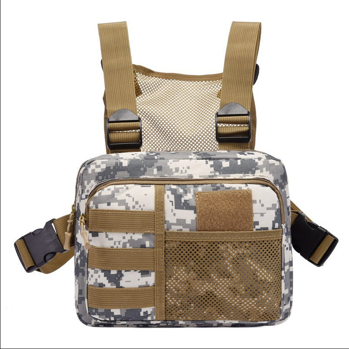 Sac de poitrine tactique décontracté pour homme