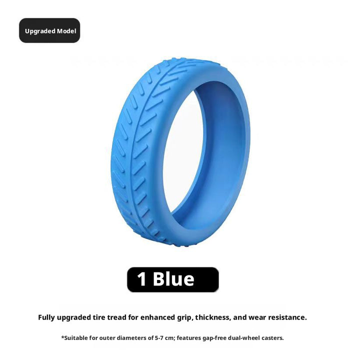 Housse de protection pour roues de bagage – Bleu – 1 pièce