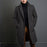 Men's Mid-length Trench Coat Fall Winter Slim Pockets Single-breasted Collar Jacket  Casual Business Comfortable Overcoat Clothing