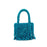 New Dual-color Amber Acrylic Cat-eye Bead Pure Hand-braided Bag