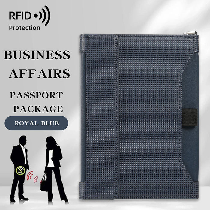 Anti-theft Swiping Stylish And Versatile Large Capacity Passport Case