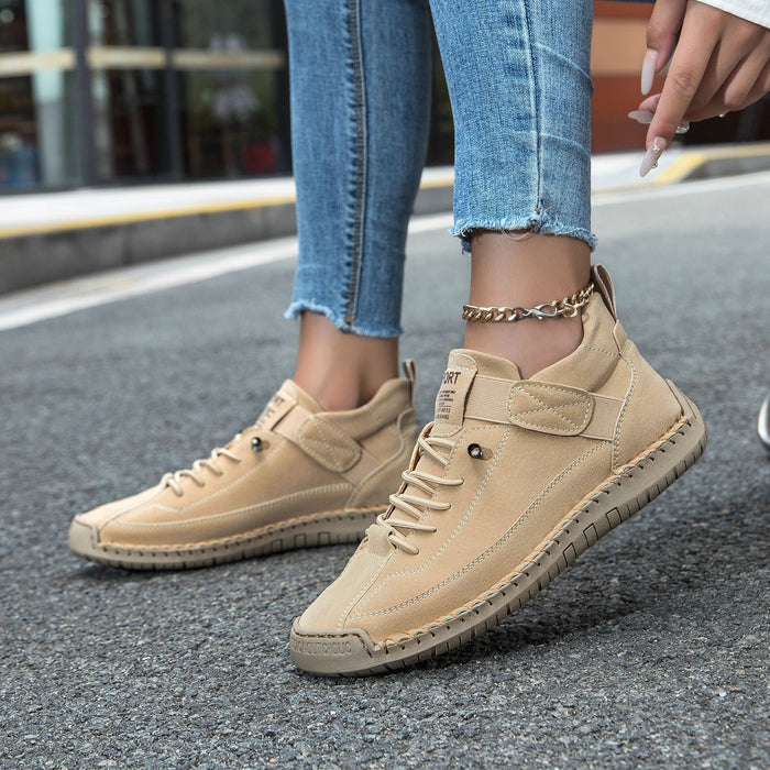 Leather Boots Casual Shoes Plus Size Spring And Summer