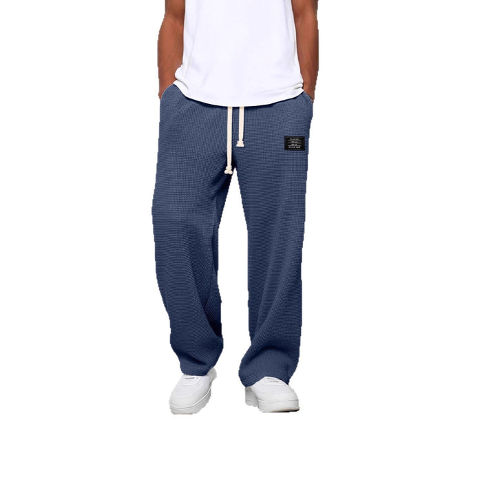 Pantalon de sport décontracté ample et droit pour homme, collection printemps-automne.