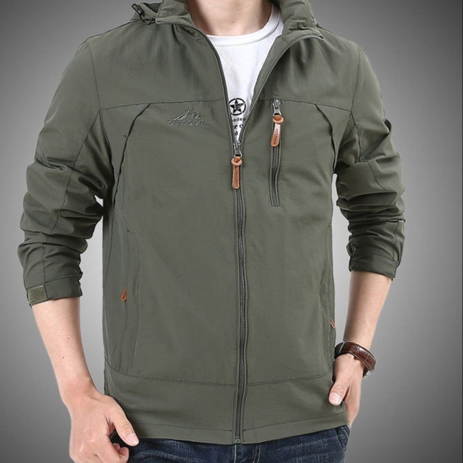 Men's Casual Windproof Thin Mountaineering Jacket