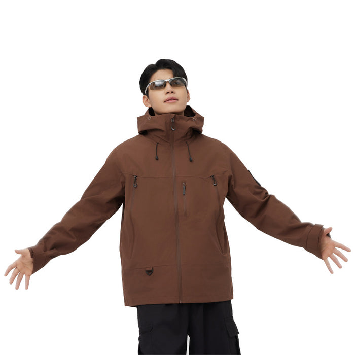 Autumn And Winter Outdoor Keep Warm Waterproof Mountaineering Fishing Camping Couple Jacket