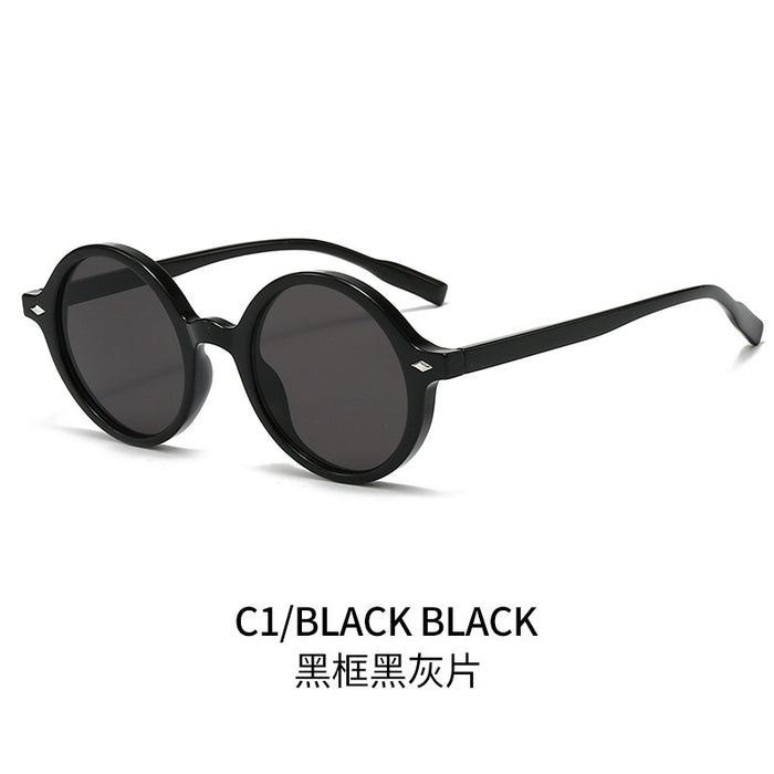 Lunettes de soleil ovales rétro Y2g Pure Champagne, style transfrontalier pour femmes