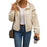Contrast-Trim Cardigan Jacket For Women