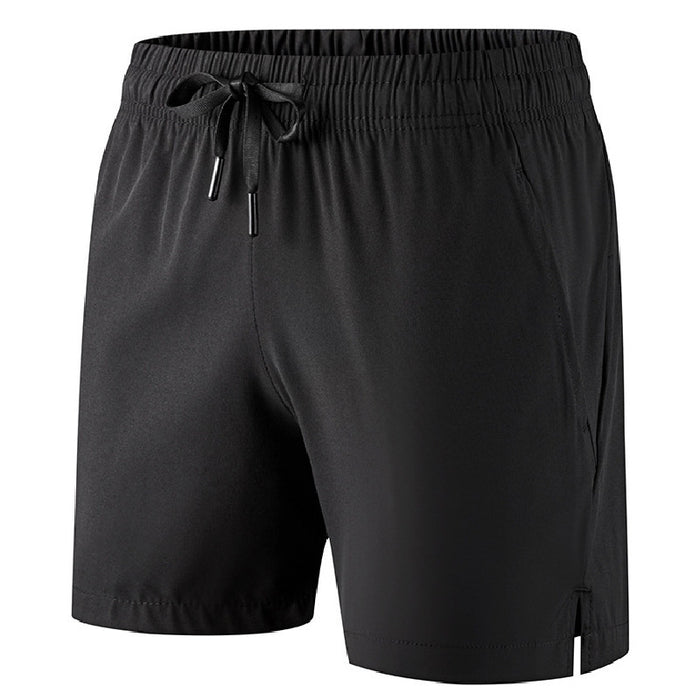 Short de plage en soie glacée pour homme, grande taille, idéal pour les loisirs et le sport.
