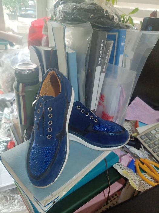 Chaussures décontractées pour femmes, style « daddy shoes », semelles épaisses, couleur unie.