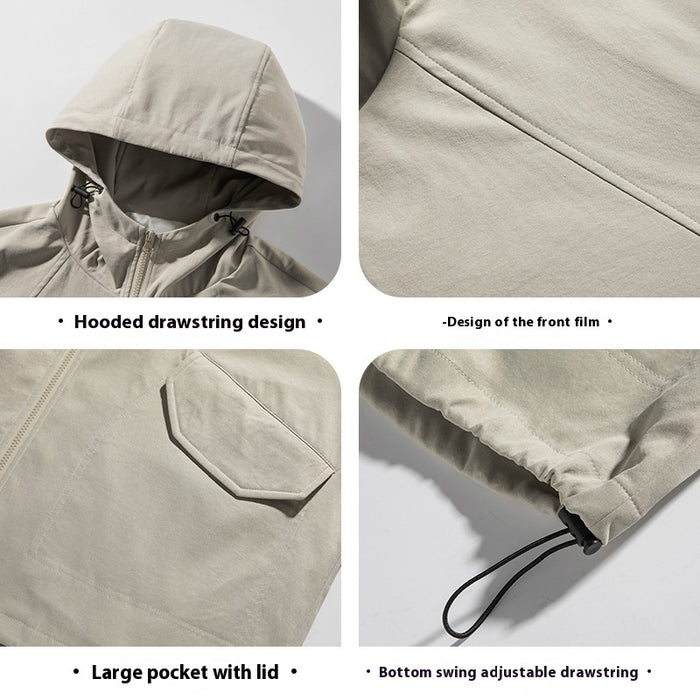 Functional Outdoor Waterproof Outdoor Jacket Coat Hooded Jacket