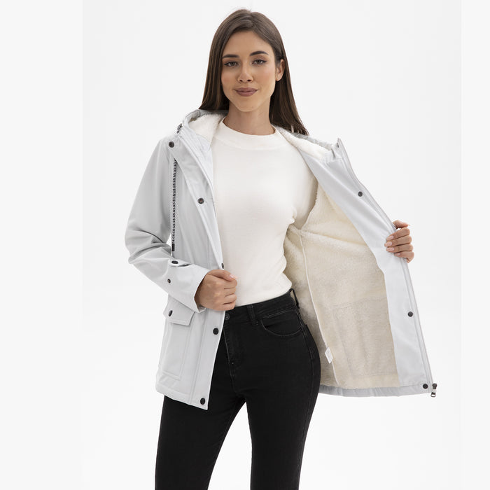 Women's Anorak Composite Fleece-lined Waterproof Jacket