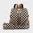 Checkered Backpack High-Capacity Womens Bag Moms Travel Backpack For Women