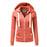 Cardigan sport décontracté pour femme avec sweat à capuche zippé