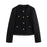 Women's Fashion Woolen Solid Color Casual Top Short Coat
