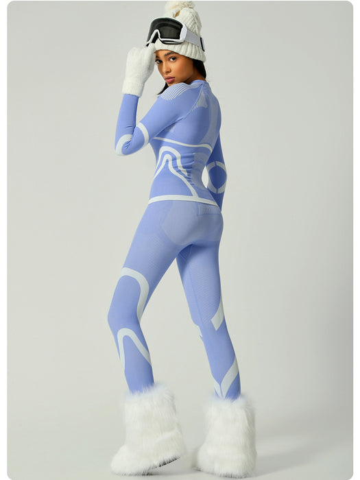 Vêtements de ski à séchage rapide, sous-vêtements thermiques de ski, combinaison