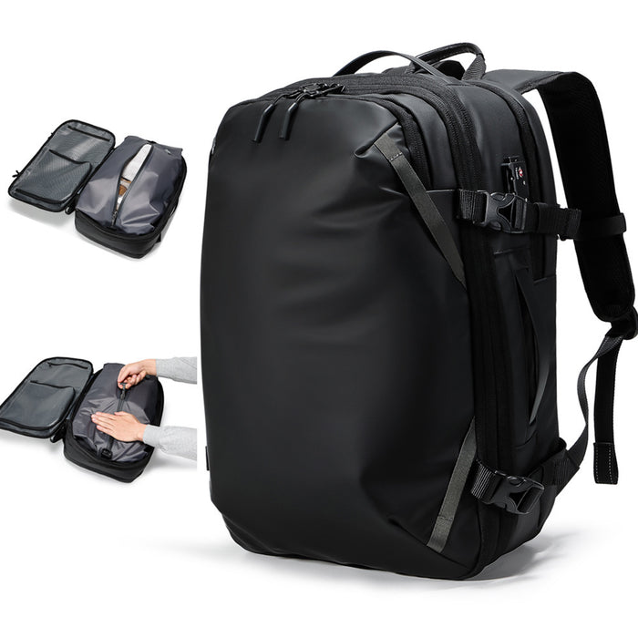 Mochila de compresión al vacío para hombre, multifuncional, para viajes