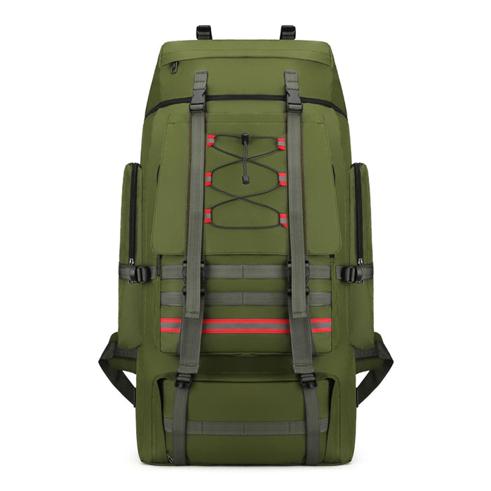 Bolsa de viaje impermeable de camuflaje para exteriores, 130 litros, 120 litros de gran capacidad, acolchada de algodón, ideal para equipaje, trabajo, senderismo y acampada. 
