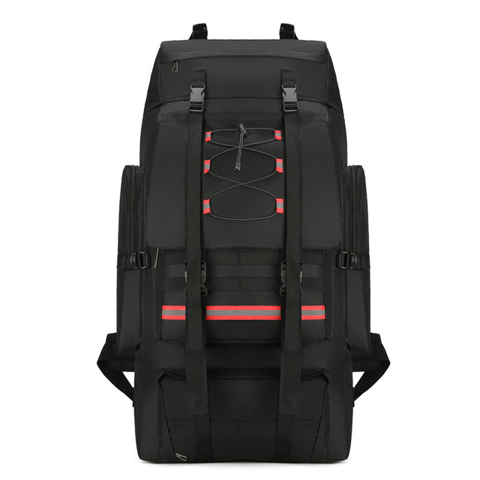 Bolsa de viaje impermeable de camuflaje para exteriores, 130 litros, 120 litros de gran capacidad, acolchada de algodón, ideal para equipaje, trabajo, senderismo y acampada. 