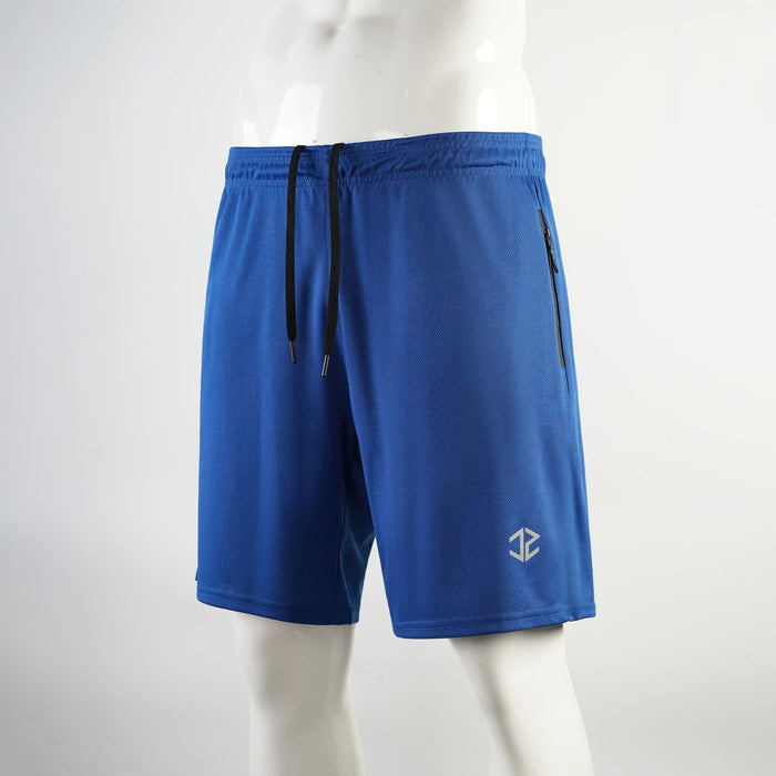 Short homme tendance et décontracté, séchage rapide, idéal pour l'entraînement en extérieur, fermeture éclair à cinq points, poches.