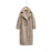 Womens Long Cashmere-Like Coat