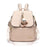 New Genuine Leather With Pendant High-value Female Student Travel Backpack