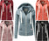 Cardigan sport décontracté pour femme avec sweat à capuche zippé
