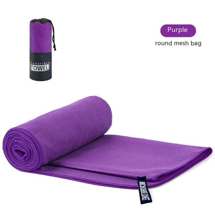 Double-sided Velvet Quick-drying Sports Towel Sweat-absorbent Beach Bath Towel Microfiber Production