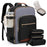 Travel Airline Carry-On Luggage Set With 3 Organizer Pouches