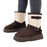 Round Toe Fashionable And Comfortable Furry Slip-on Snow Boots For Women
