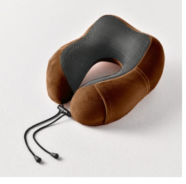 Juego de tres almohadas de viaje en forma de U para almacenamiento