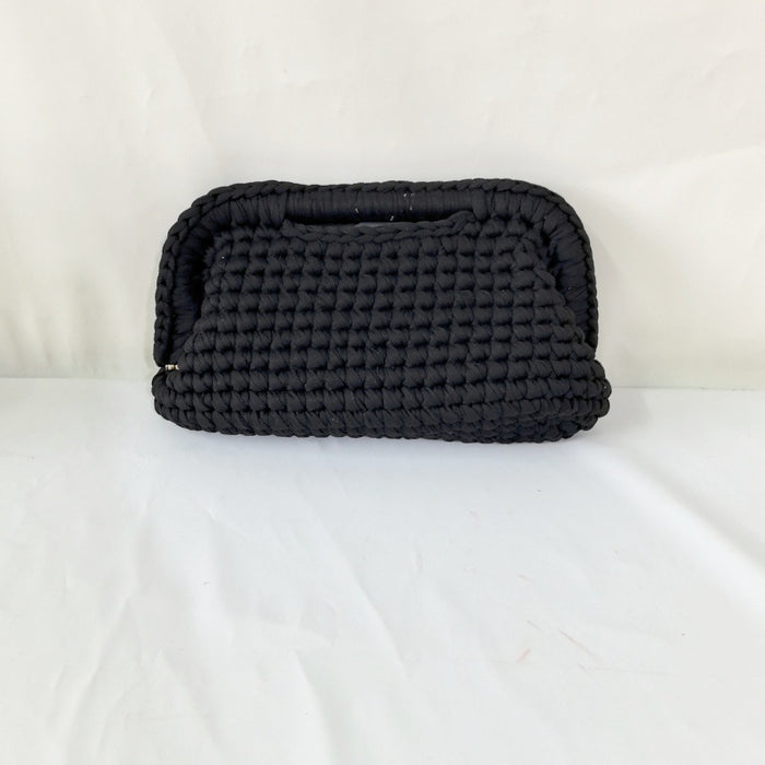Women's Hand-Crocheted Clutch Bag