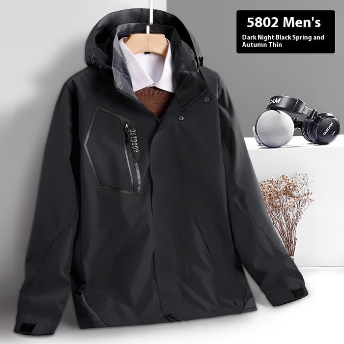 Veste imperméable fine coupe-vent pour activités de plein air