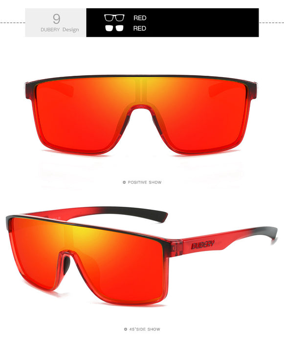 Men's And Women's Real Film One-piece Polarized Outdoor Cycling Fishing Sunglasses Sun Glasses