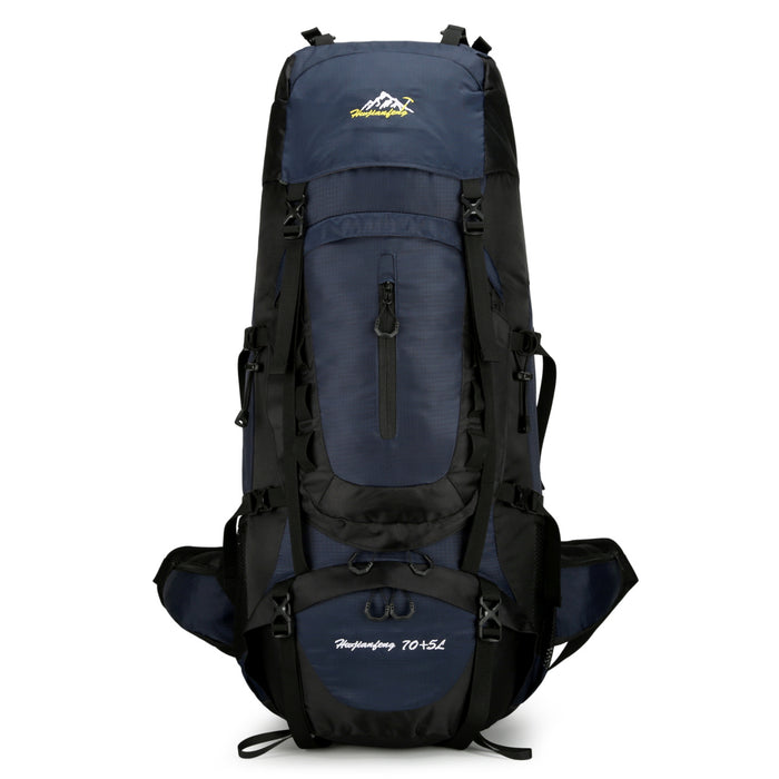 Nueva mochila de montañismo para deportes al aire libre, de gran capacidad de 70 litros, ideal para senderismo, camping y viajes. 