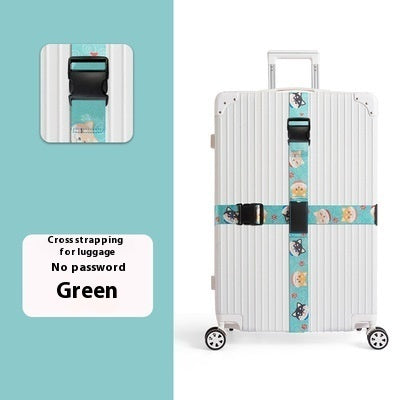 Sangle de valise avec verrouillage par mot de passe pour chariot de voyage
