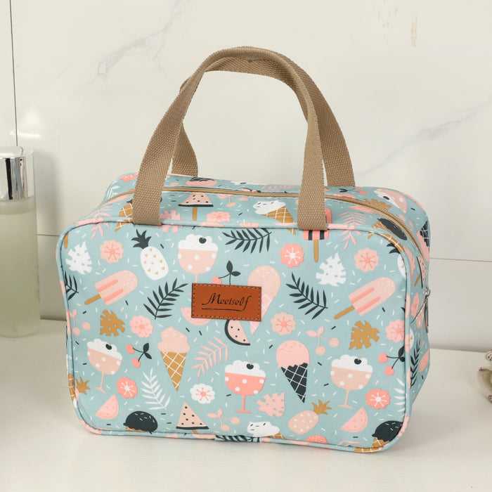 Trousse de Toilette de Voyage et d'Extérieur Portable et Grande Capacité