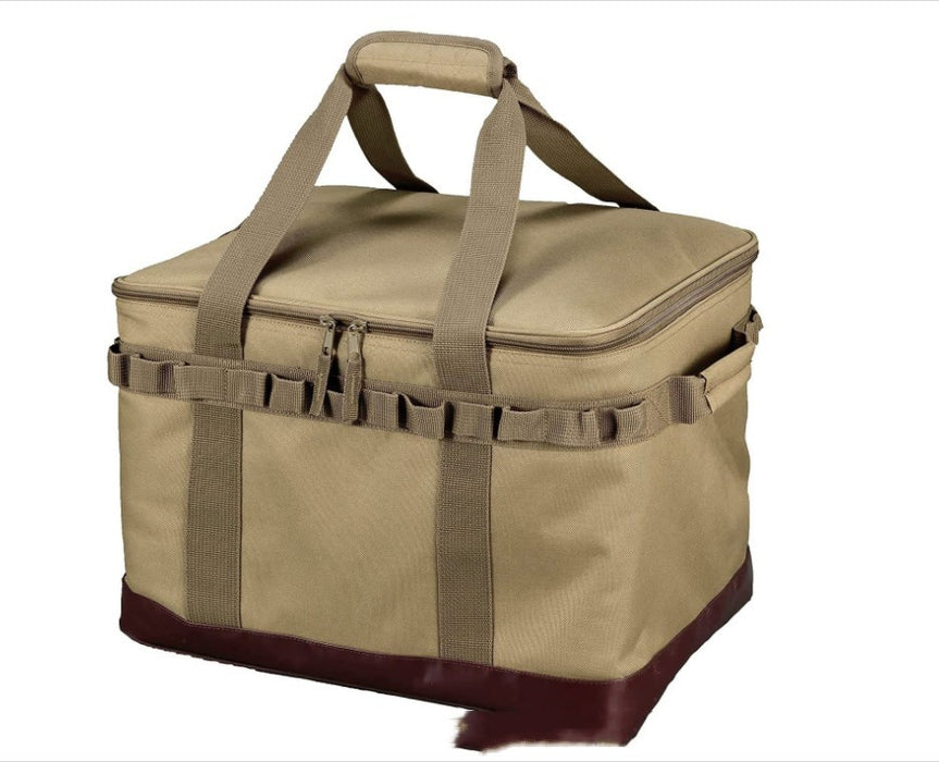 Sac de rangement pour le camping, boîte en tissu double couche