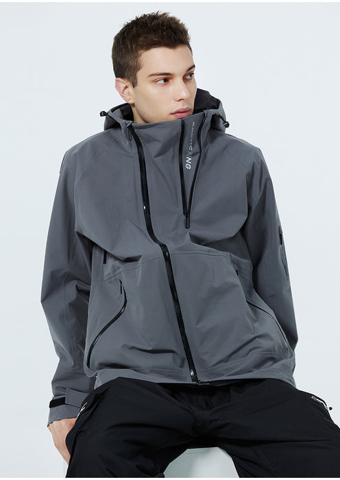 Combinaison de ski unisexe fine, coupe-vent, imperméable, double couche.