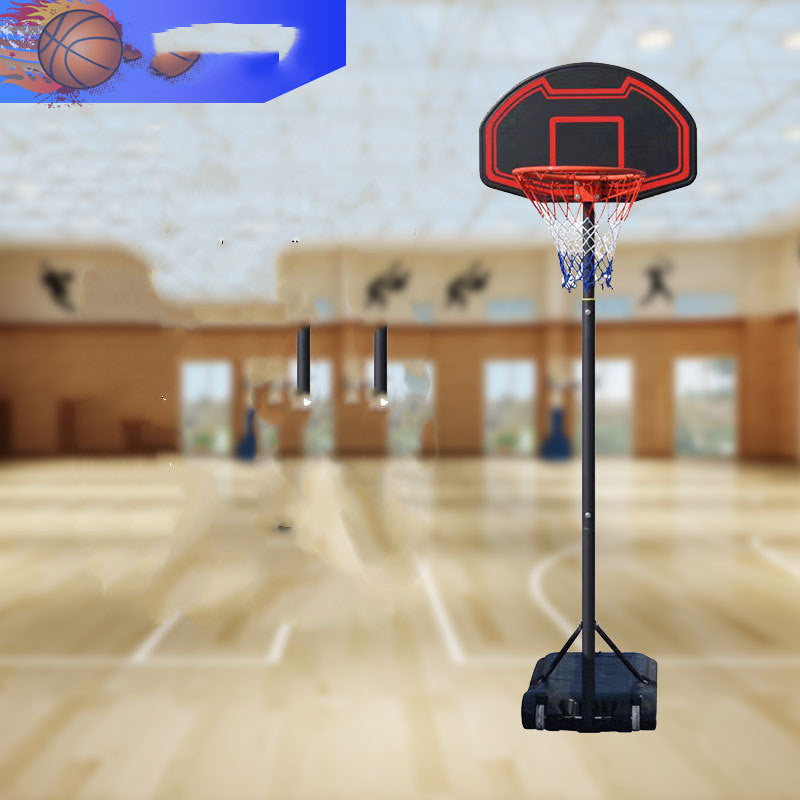 Canasta de baloncesto móvil de elevación para exteriores para adolescentes y niños.