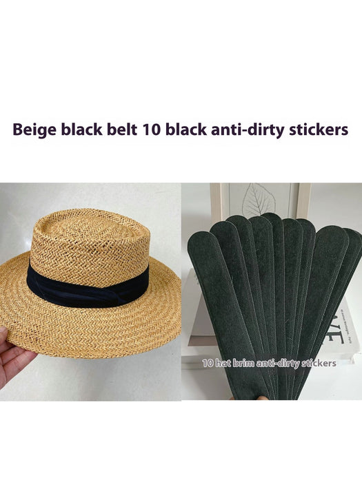 Chapeau de soleil tendance pour la plage, tissé