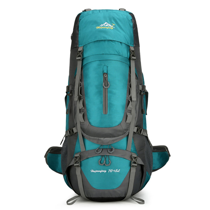 Nueva mochila de montañismo para deportes al aire libre, de gran capacidad de 70 litros, ideal para senderismo, camping y viajes. 