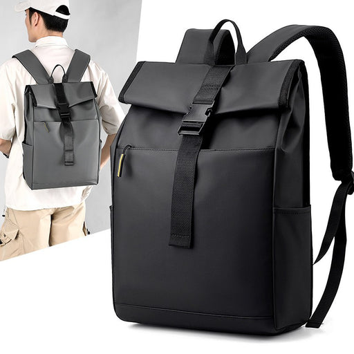 Sac à dos de mode décontracté pour hommes et femmes, nouveau sac à dos pour ordinateur portable, en tissu Oxford imperméable, sac à dos de voyage courte distance pour hommes, noir