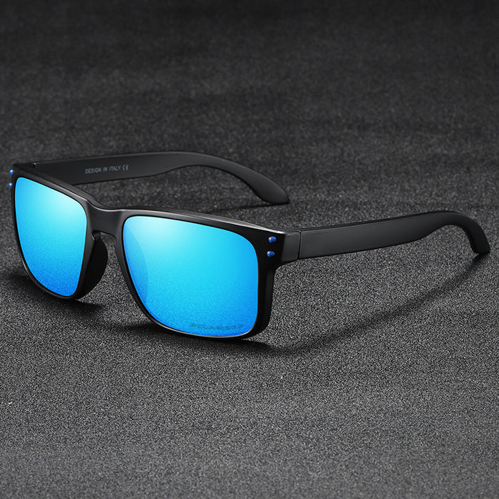 Lunettes de soleil carrées de sport multicolores pour hommes et femmes