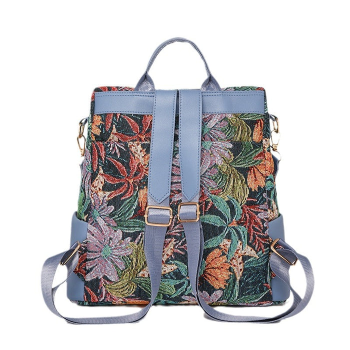 Niche Design Trendy Women's Printed Travel Backpack