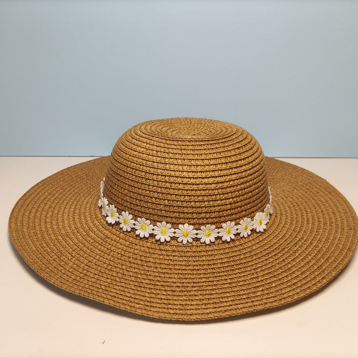 Children's Sun-proof Straw Hat Summer Breathable Full Face Cover Beach Outdoor