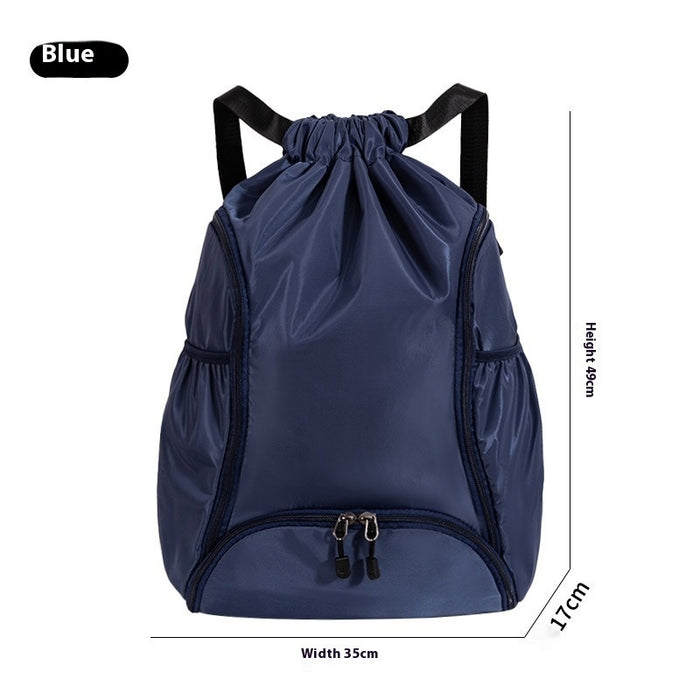 Large Capacity Sports Backpack Multifunctional Training Fitness Drawstring Bag