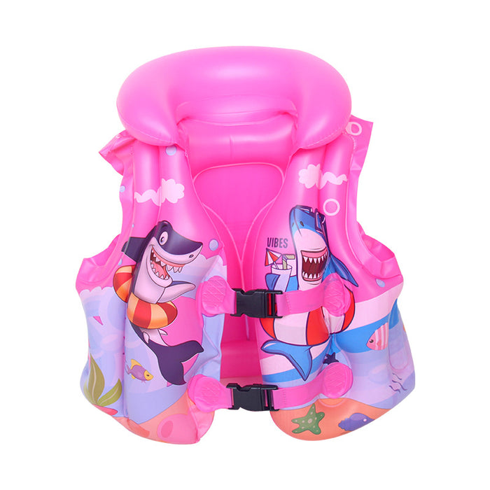 Kids Swimming Large Floating Vest Inflatable Vest Life Jacket