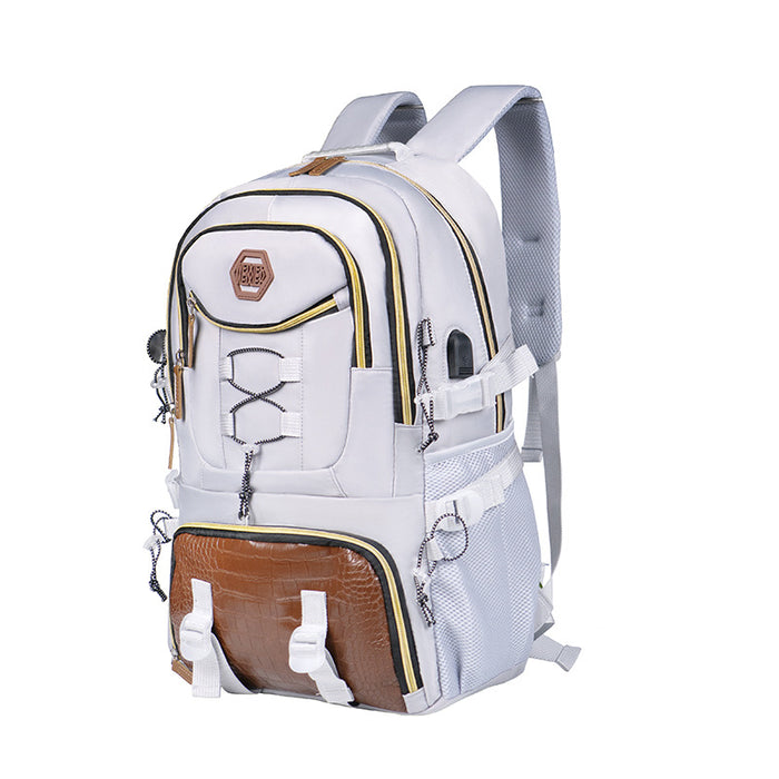Fashion Individual Casual Oxford Cloth Backpack